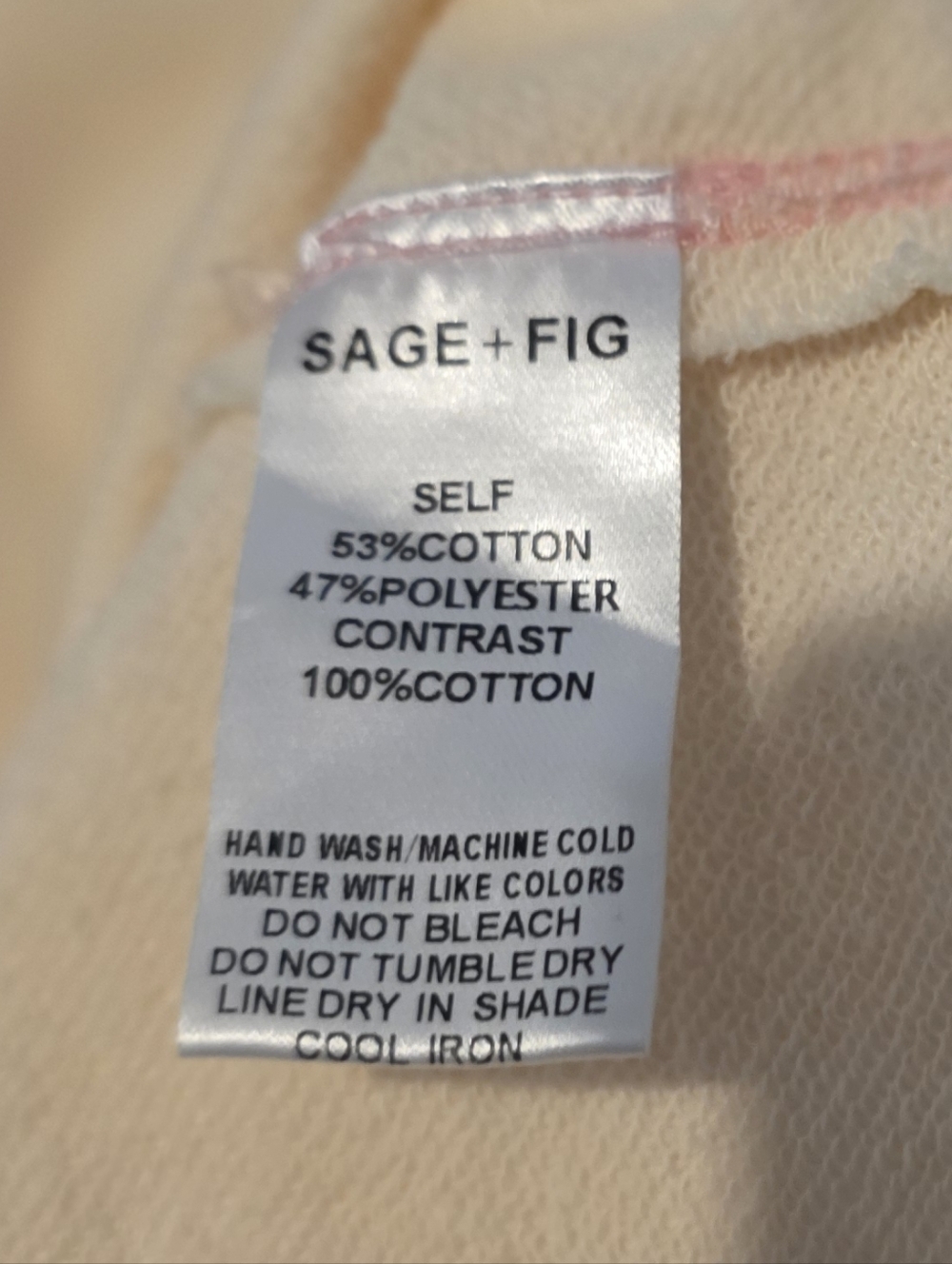 Sage + Fig Floral Appliqué Oversized Top - Boho Daisy Pullover EUC, LG - Picture 3 of 12